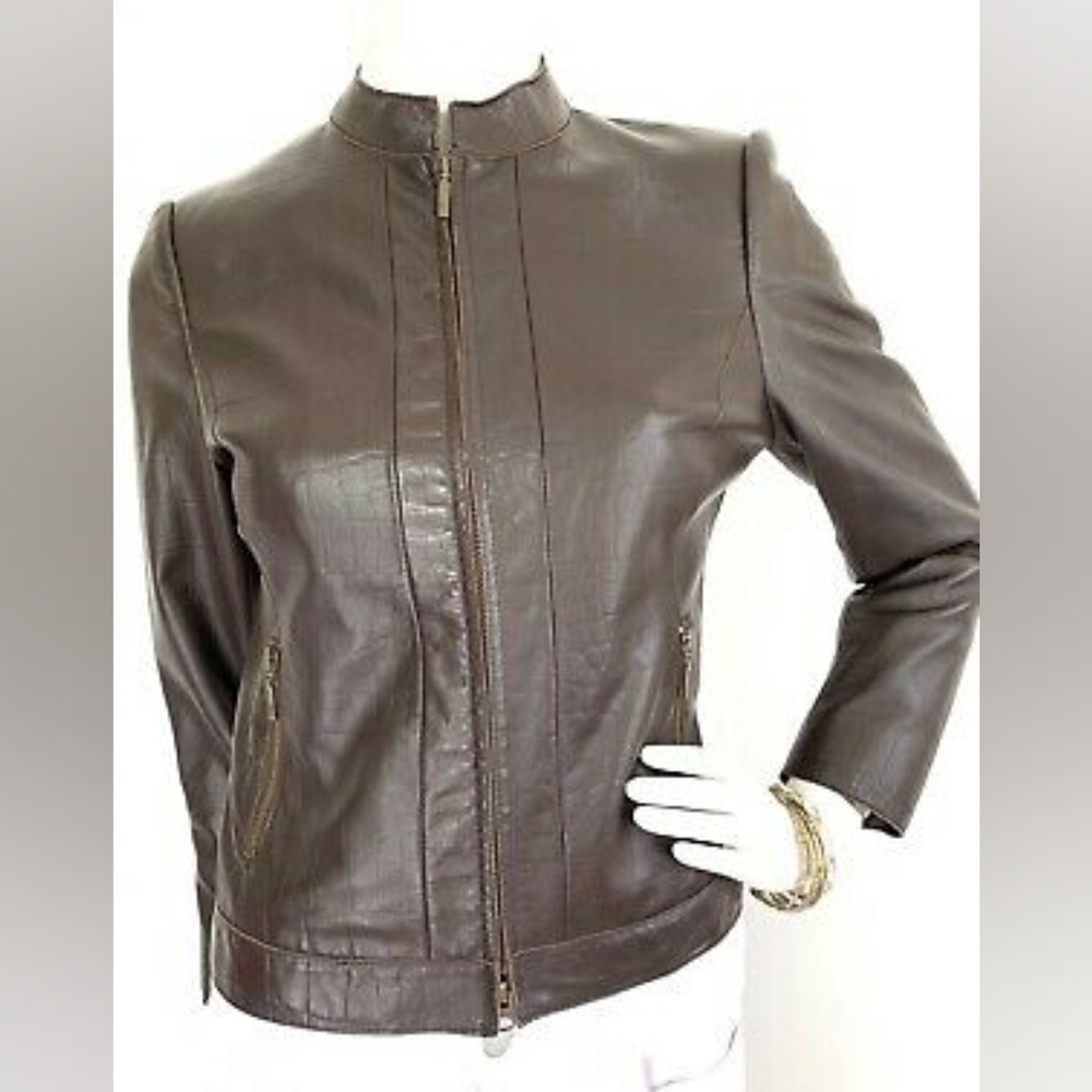 Leather Moto Jacket (New)